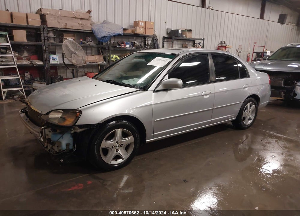 2002 HONDA CIVIC EX VIN: 1HGES26792L041665