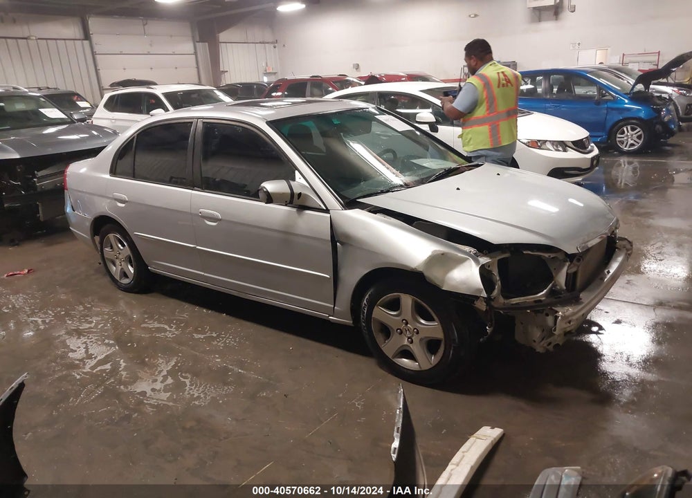 2002 HONDA CIVIC EX VIN: 1HGES26792L041665