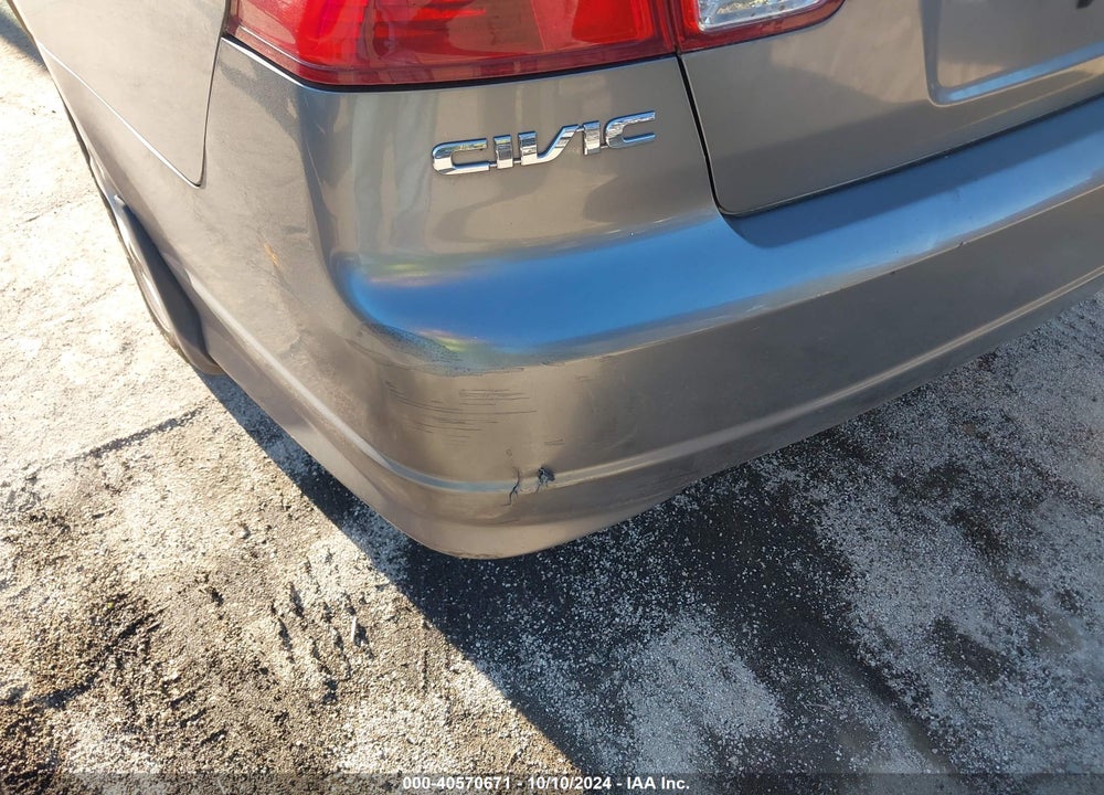 2005 HONDA CIVIC LX VIN: 2HGES16505H538663
