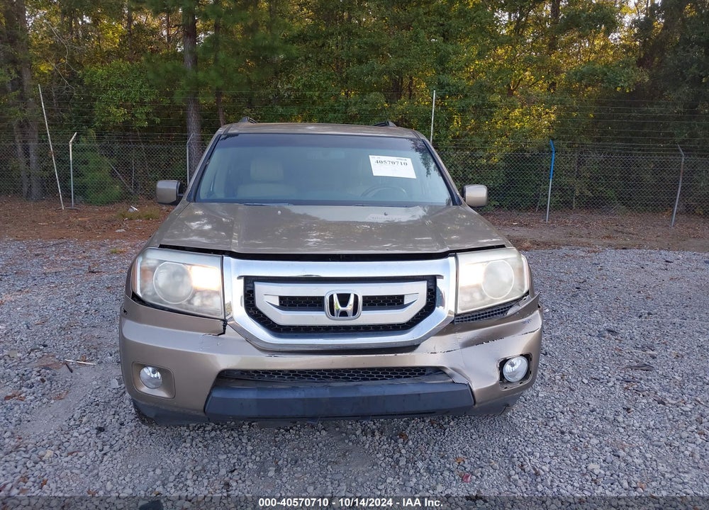 2009 HONDA PILOT EX-L VIN: 5FNYF38669B027178