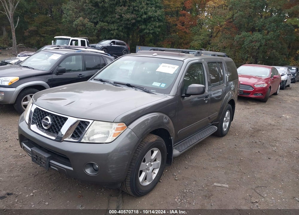 2008 NISSAN PATHFINDER SE VIN: 5N1AR18B88C617609