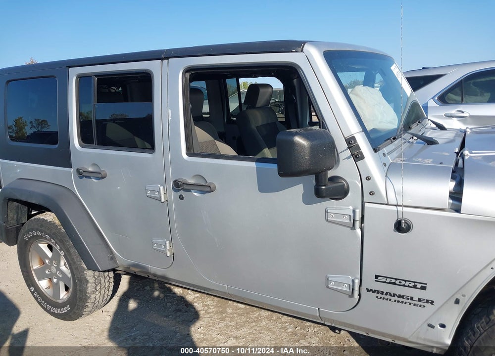 2010 JEEP WRANGLER UNLIMITED SPORT VIN: 1J4BA3H13AL103766