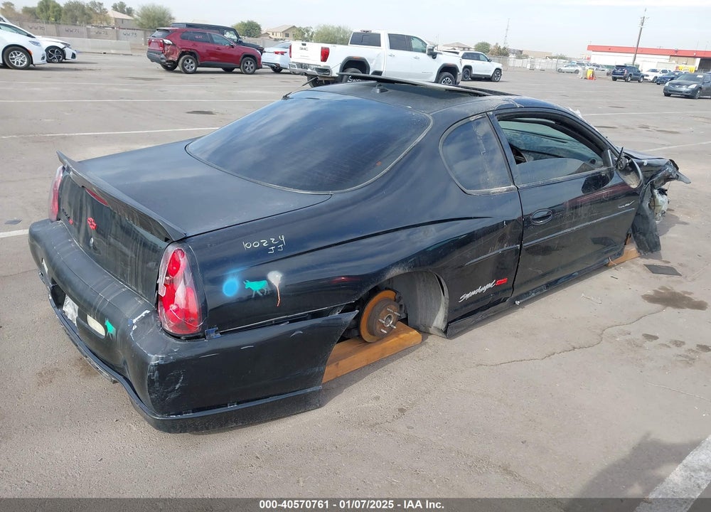 2004 CHEVROLET MONTE CARLO SUPERCHARGED SS VIN: 2G1WZ121X49165506