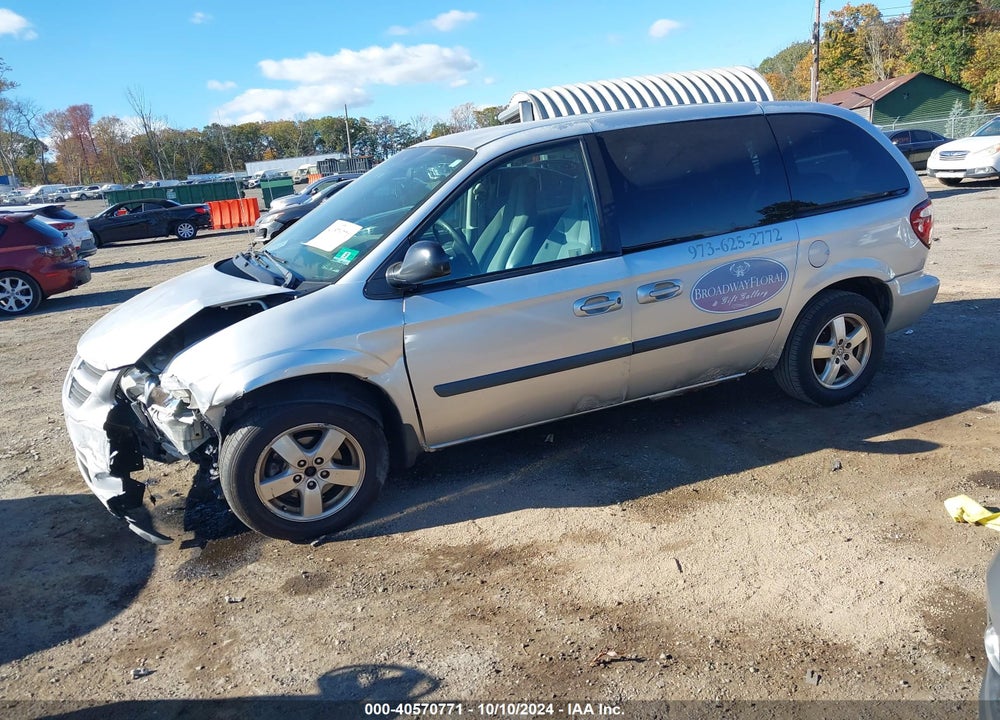 2005 DODGE CARAVAN SXT VIN: 1D4GP45R35B234821