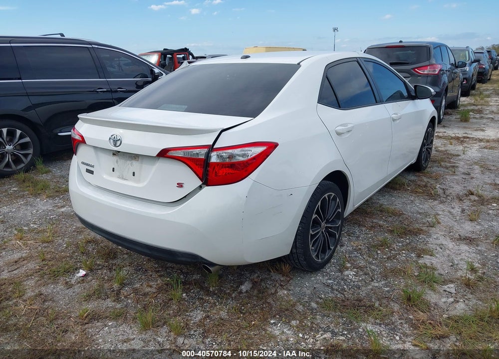 2015 TOYOTA COROLLA S PREMIUM VIN: 5YFBURHE4FP256934
