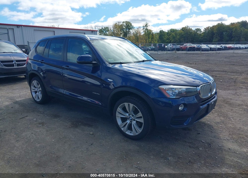 2015 BMW X3 XDRIVE28I VIN: 5UXWX9C58F0D56210