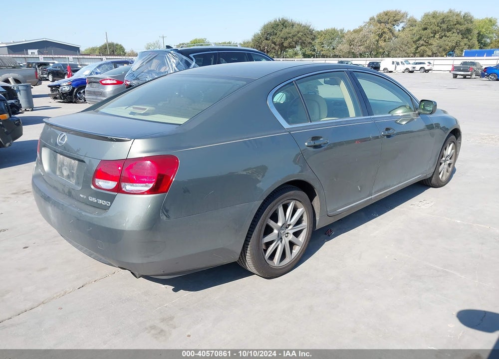 2006 LEXUS GS 300 VIN: JTHCH96S860015131