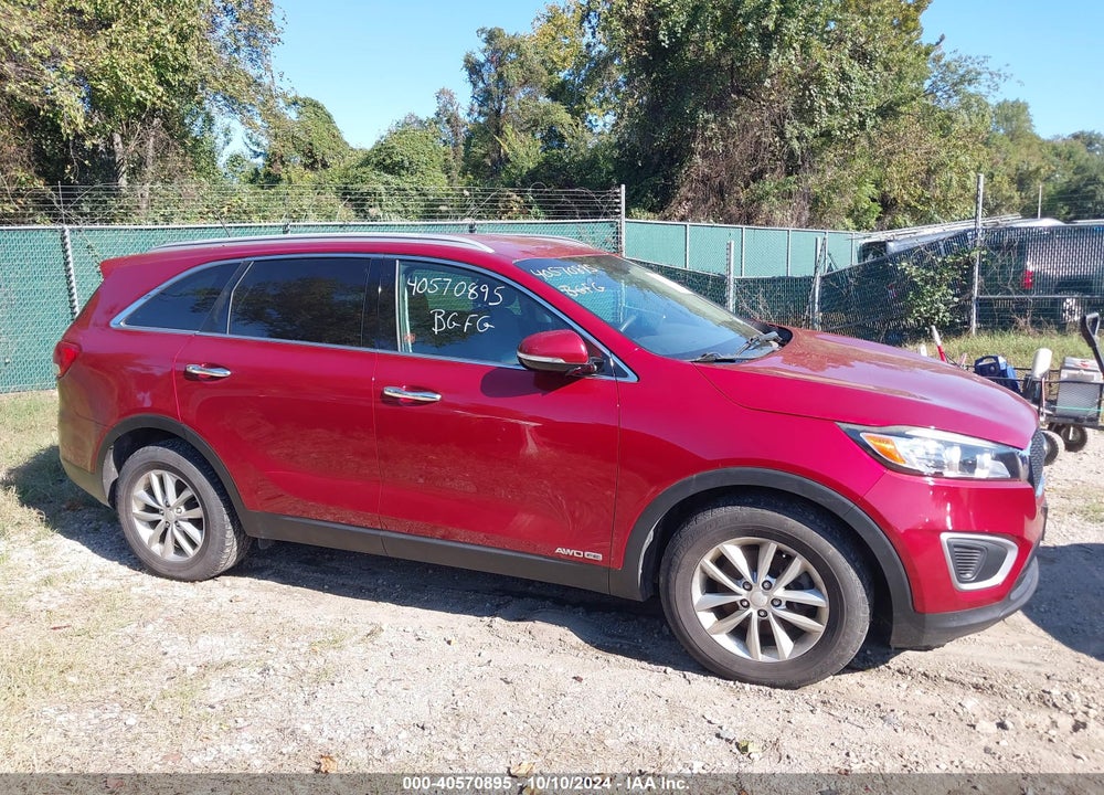 2016 KIA SORENTO 3.3L LX VIN: 5XYPGDA5XGG173749