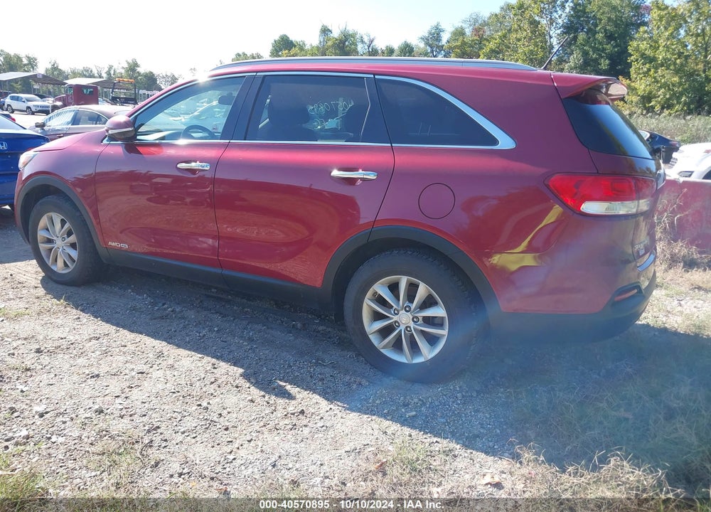 2016 KIA SORENTO 3.3L LX VIN: 5XYPGDA5XGG173749