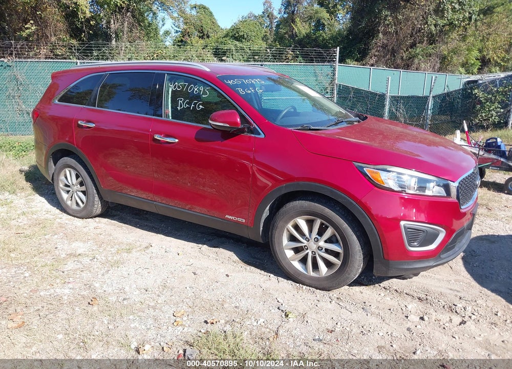 2016 KIA SORENTO 3.3L LX VIN: 5XYPGDA5XGG173749