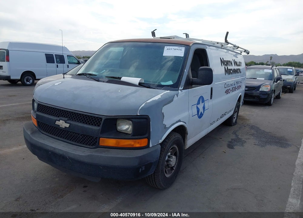 2010 CHEVROLET EXPRESS 2500 WORK VAN VIN: 1GCZGGDAXA1110726