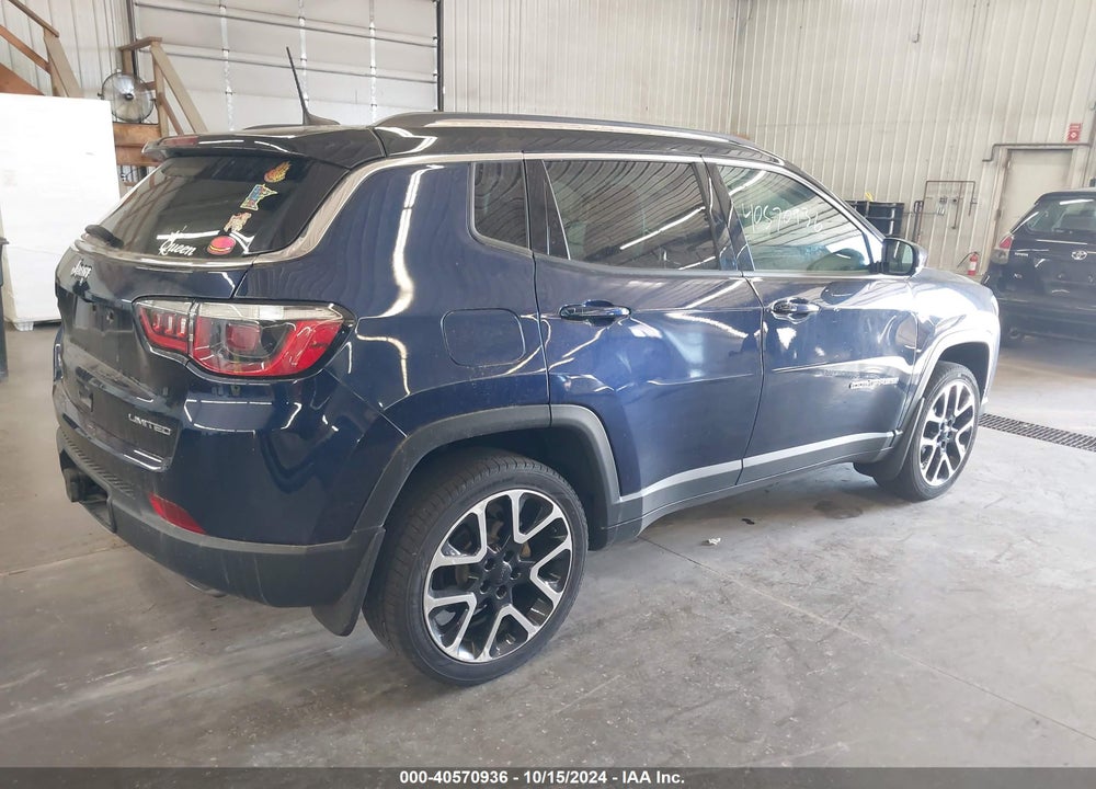 2018 JEEP COMPASS LIMITED 4X4 VIN: 3C4NJDCB7JT135956