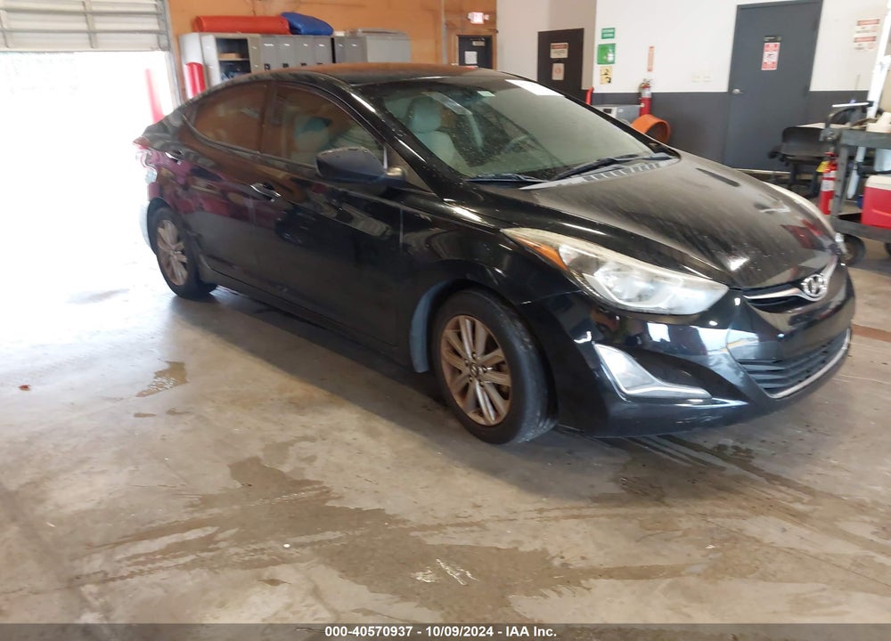 2014 HYUNDAI ELANTRA SE VIN: 5NPDH4AE4EH464706