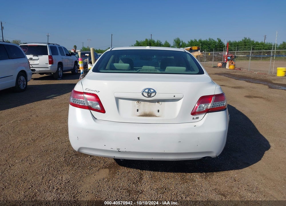 2010 TOYOTA CAMRY LE VIN: 4T1BF3EK5AU573145