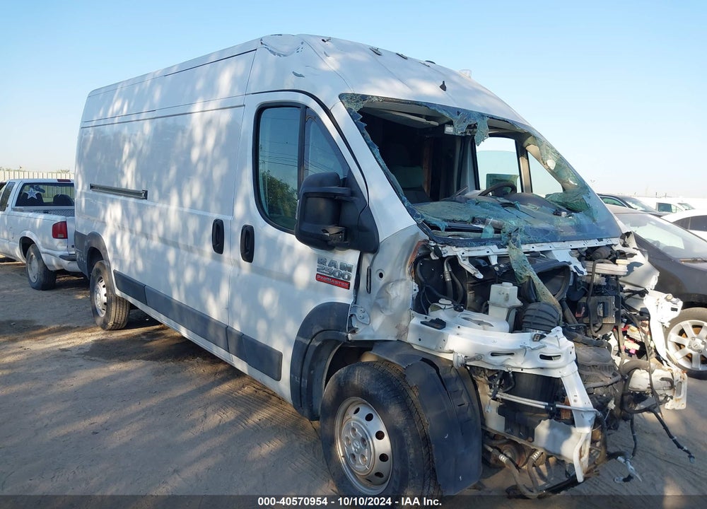 2017 RAM PROMASTER 2500 HIGH ROOF 159 WB VIN: 3C6TRVDG9HE537337