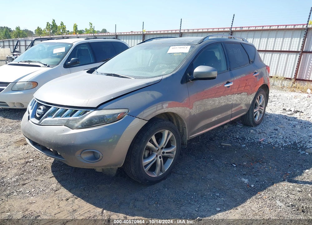 2009 NISSAN MURANO LE VIN: JN8AZ18W79W139758