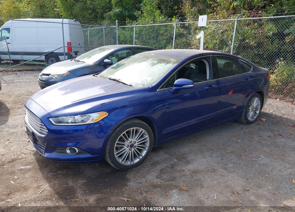 2016 FORD FUSION SE VIN: 3FA6P0H97GR255561