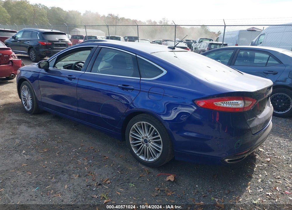 2016 FORD FUSION SE VIN: 3FA6P0H97GR255561