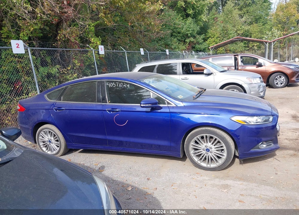 2016 FORD FUSION SE VIN: 3FA6P0H97GR255561