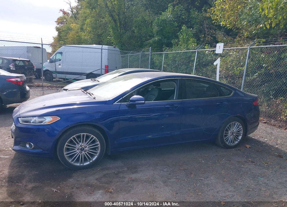 2016 FORD FUSION SE VIN: 3FA6P0H97GR255561