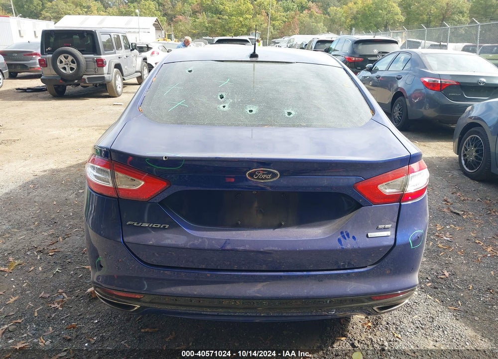 2016 FORD FUSION SE VIN: 3FA6P0H97GR255561