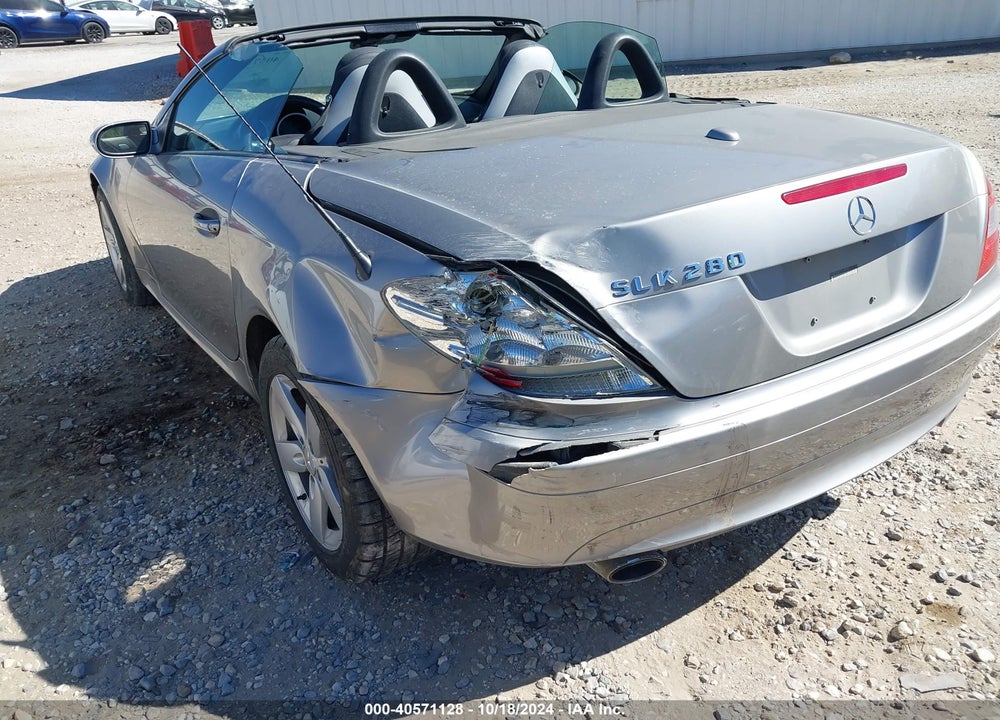 2007 MERCEDES-BENZ SLK 280 VIN: WDBWK54F27F140931