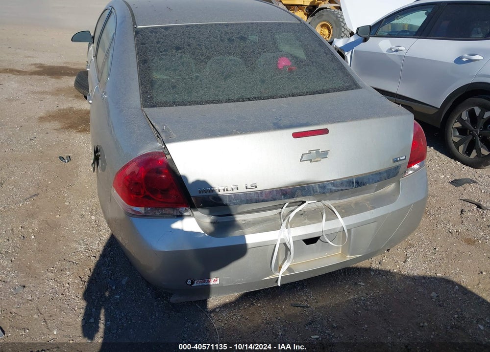 2007 CHEVROLET IMPALA LS VIN: 2G1WB55K779346308