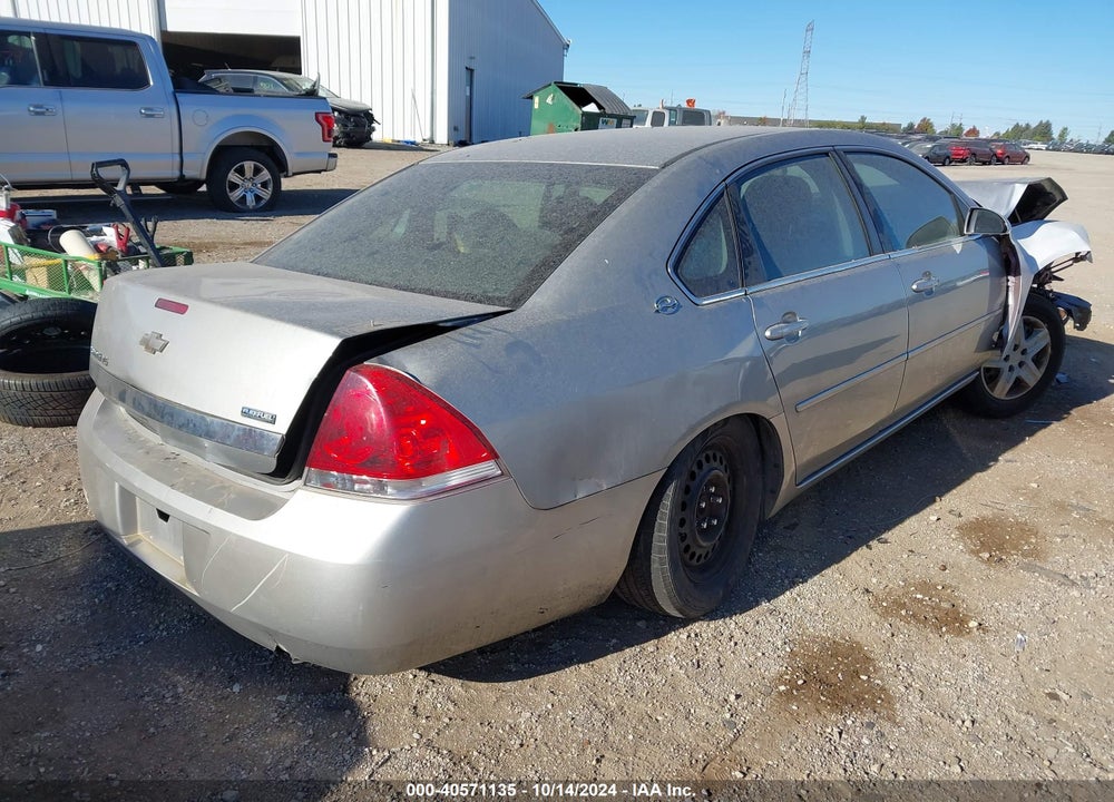 2007 CHEVROLET IMPALA LS VIN: 2G1WB55K779346308