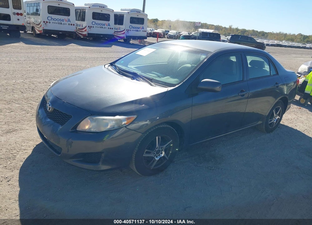 2009 TOYOTA COROLLA LE VIN: 2T1BU40E39C138991