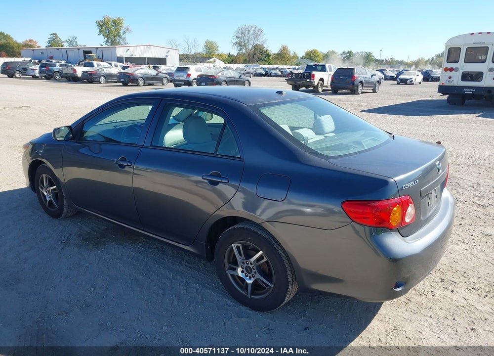 2009 TOYOTA COROLLA LE VIN: 2T1BU40E39C138991