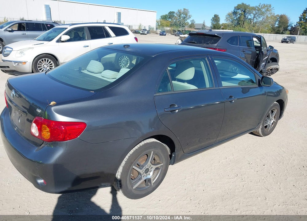 2009 TOYOTA COROLLA LE VIN: 2T1BU40E39C138991