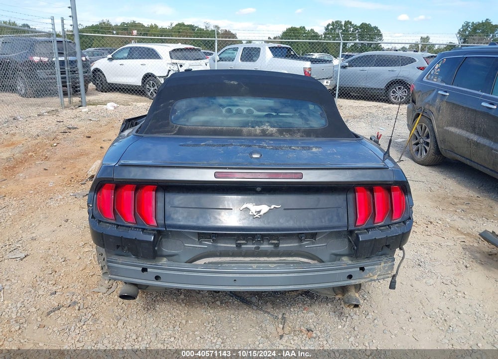 2019 FORD MUSTANG ECOBOOST PREMIUM VIN: 1FATP8UH2K5181668