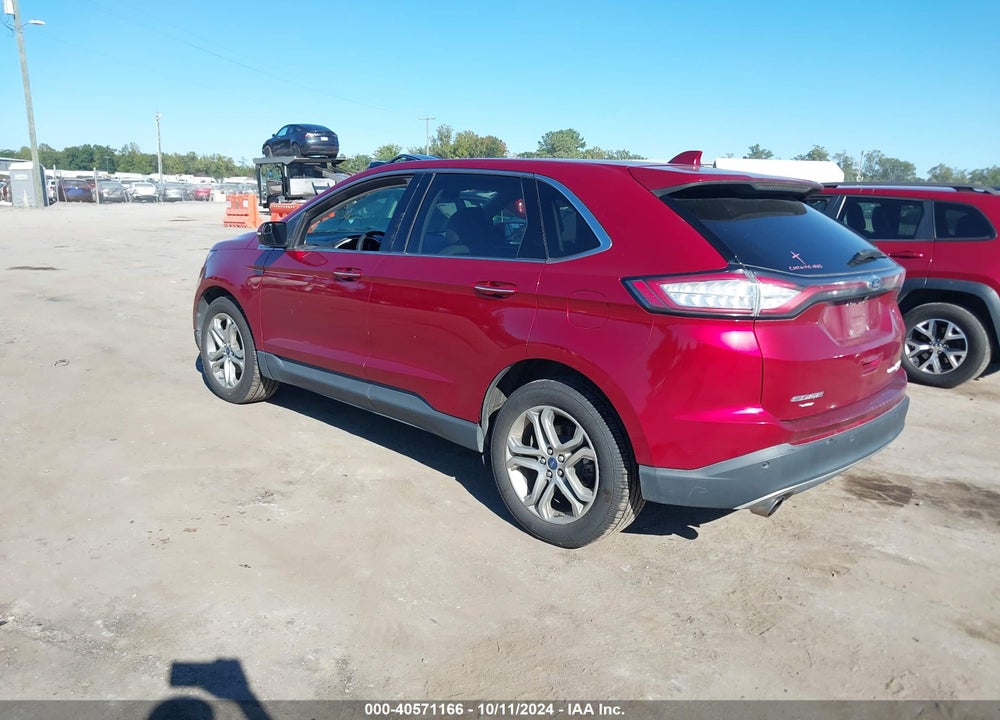 2016 FORD EDGE TITANIUM VIN: 2FMPK3K95GBB93501