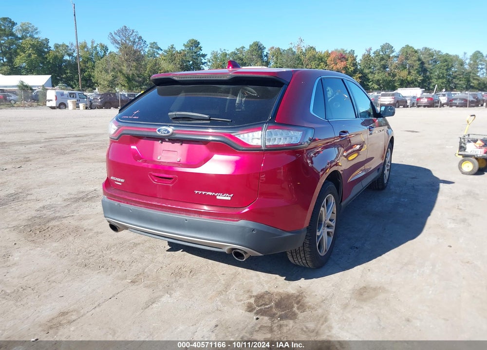 2016 FORD EDGE TITANIUM VIN: 2FMPK3K95GBB93501