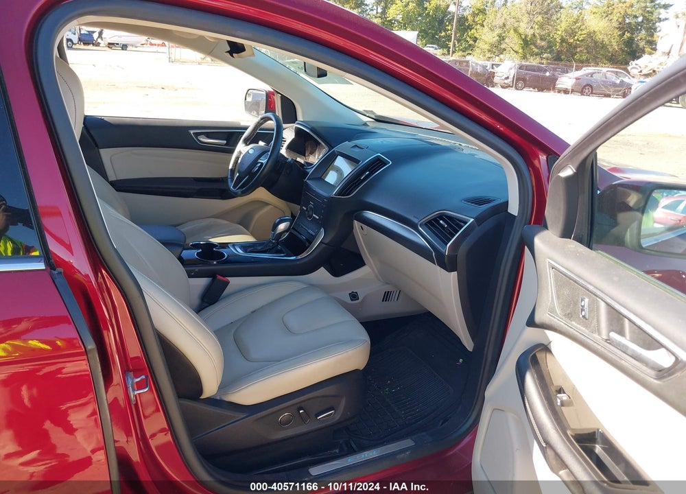 2016 FORD EDGE TITANIUM VIN: 2FMPK3K95GBB93501
