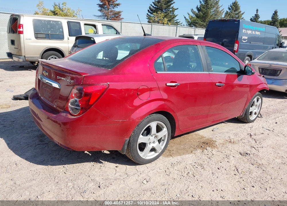 2013 CHEVROLET SONIC LTZ AUTO VIN: 1G1JE5SH7D4142388