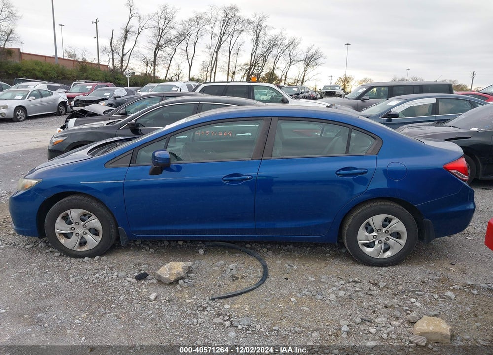 2014 HONDA CIVIC LX VIN: 19XFB2F51EE071659