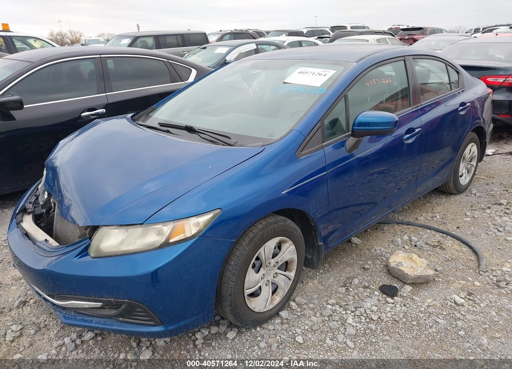 2014 HONDA CIVIC LX VIN: 19XFB2F51EE071659