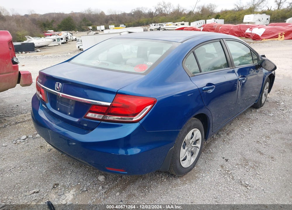 2014 HONDA CIVIC LX VIN: 19XFB2F51EE071659