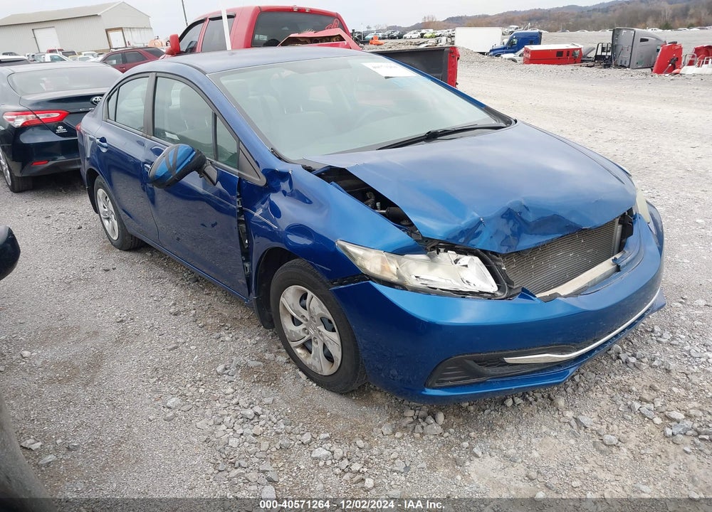 2014 HONDA CIVIC LX VIN: 19XFB2F51EE071659