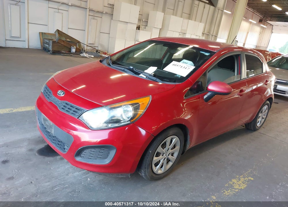 2014 KIA RIO LX VIN: KNADM5A34E6348011