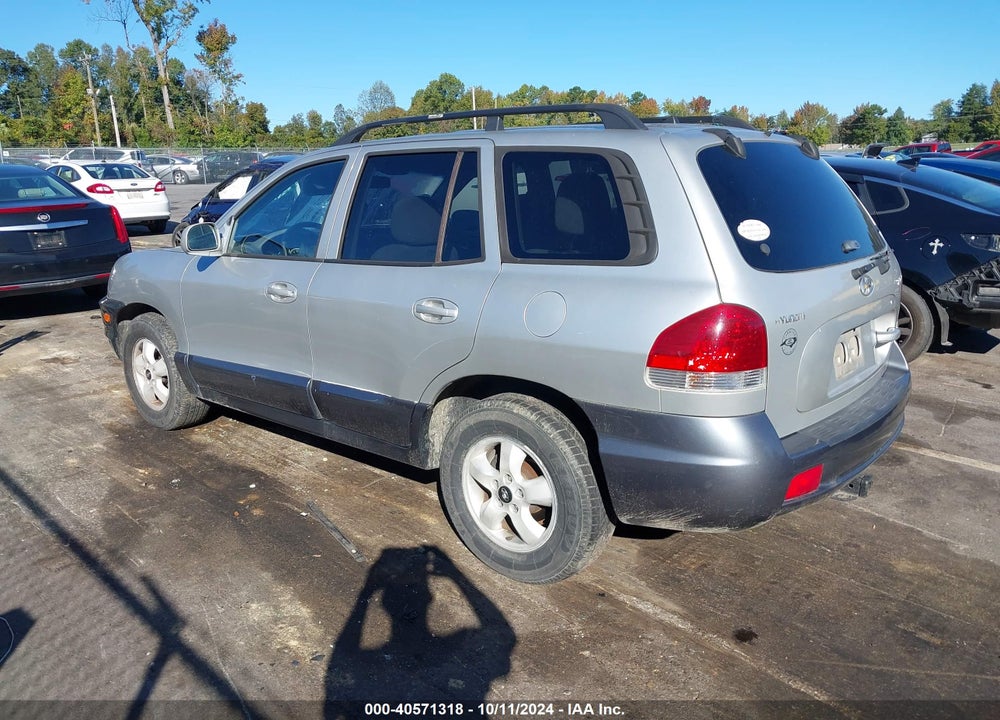 2005 HYUNDAI SANTA FE GLS VIN: KM8SC13D85U959663