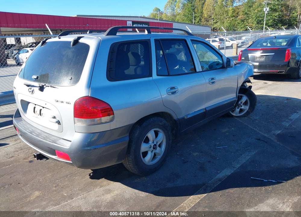 2005 HYUNDAI SANTA FE GLS VIN: KM8SC13D85U959663