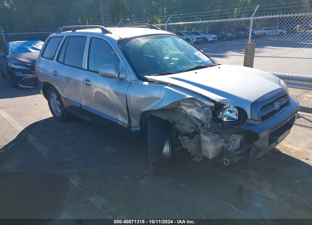 2005 HYUNDAI SANTA FE GLS VIN: KM8SC13D85U959663