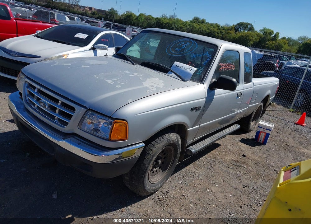 2002 FORD RANGER XLT VIN: 1FTYR44E02PA92095