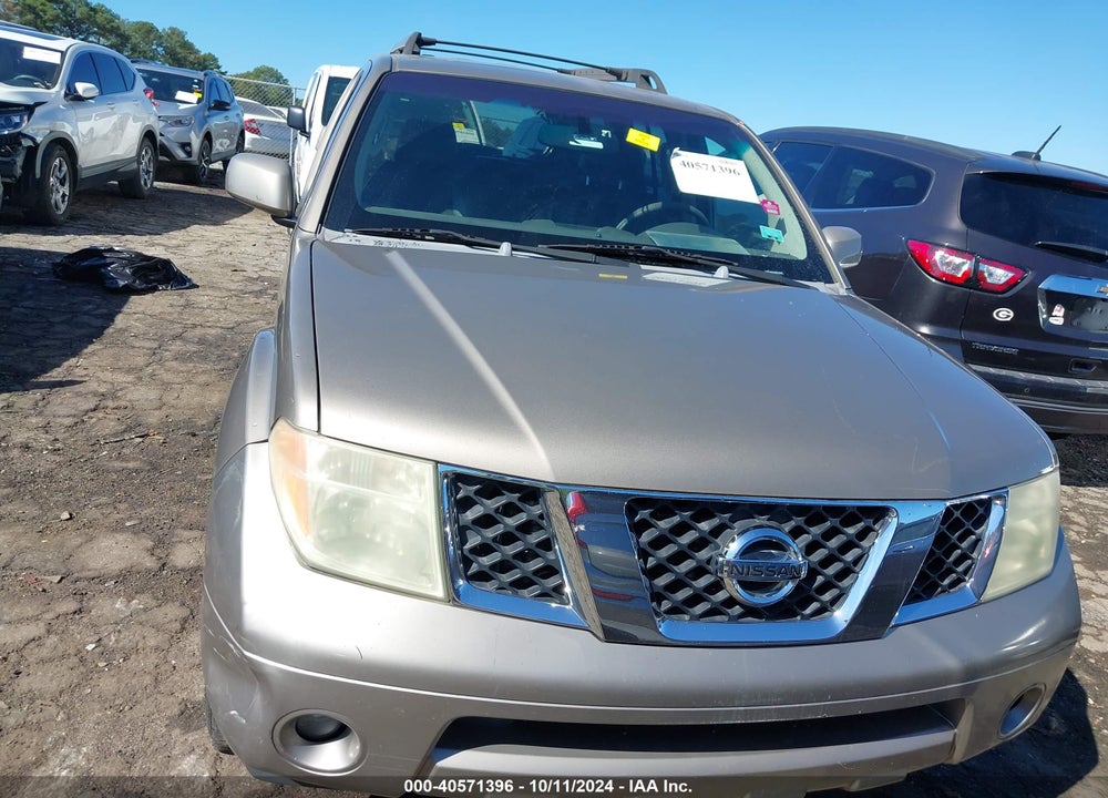 2007 NISSAN PATHFINDER LE VIN: 5N1AR18U07C622027