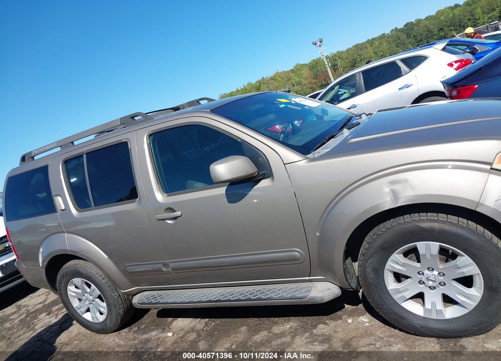2007 NISSAN PATHFINDER LE VIN: 5N1AR18U07C622027