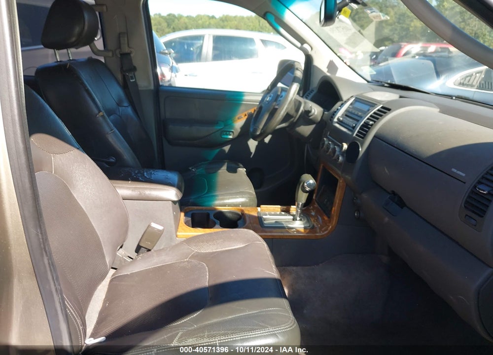 2007 NISSAN PATHFINDER LE VIN: 5N1AR18U07C622027