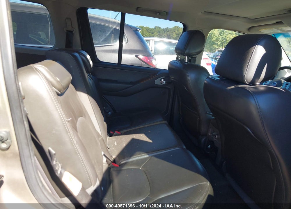 2007 NISSAN PATHFINDER LE VIN: 5N1AR18U07C622027
