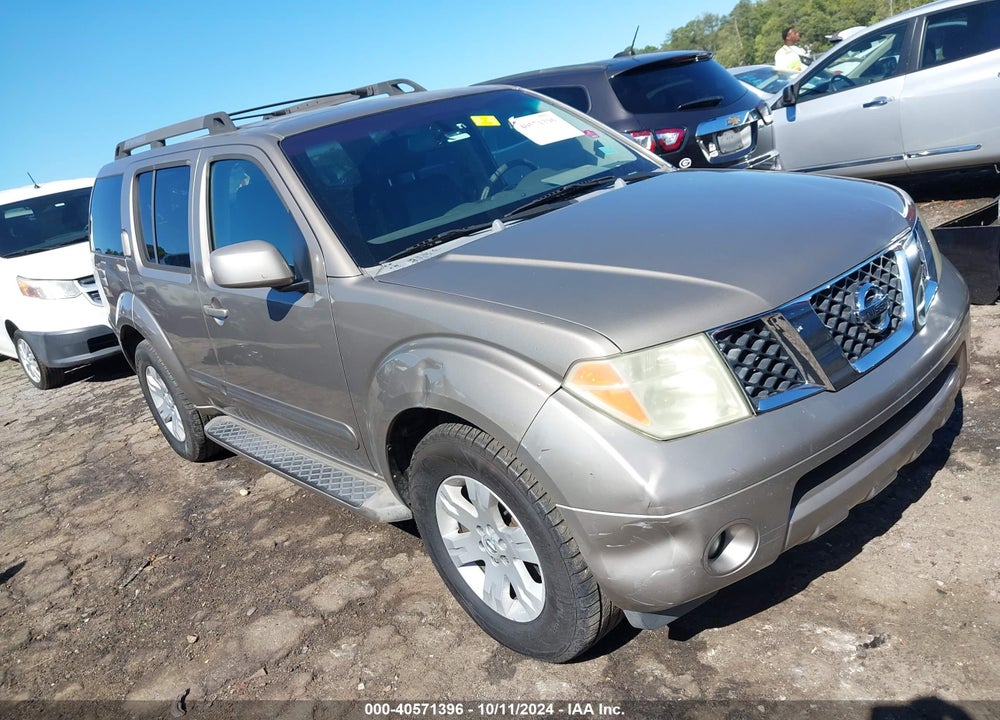 2007 NISSAN PATHFINDER LE VIN: 5N1AR18U07C622027